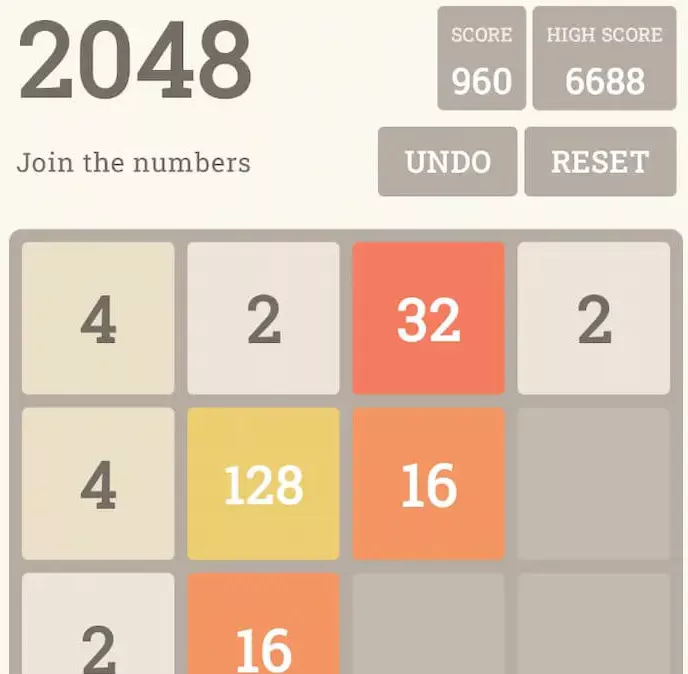 2048 Juego Android