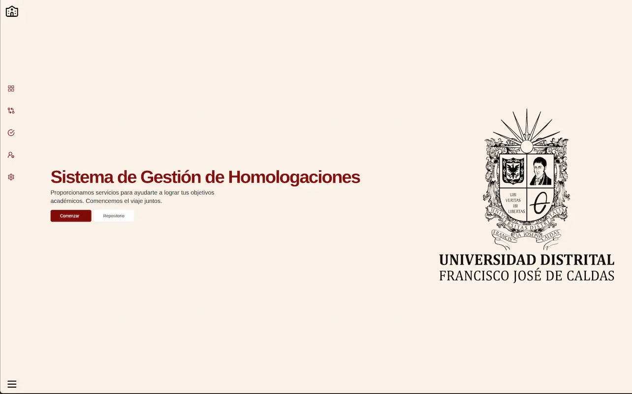Sistema de Gestión de Homologaciones
